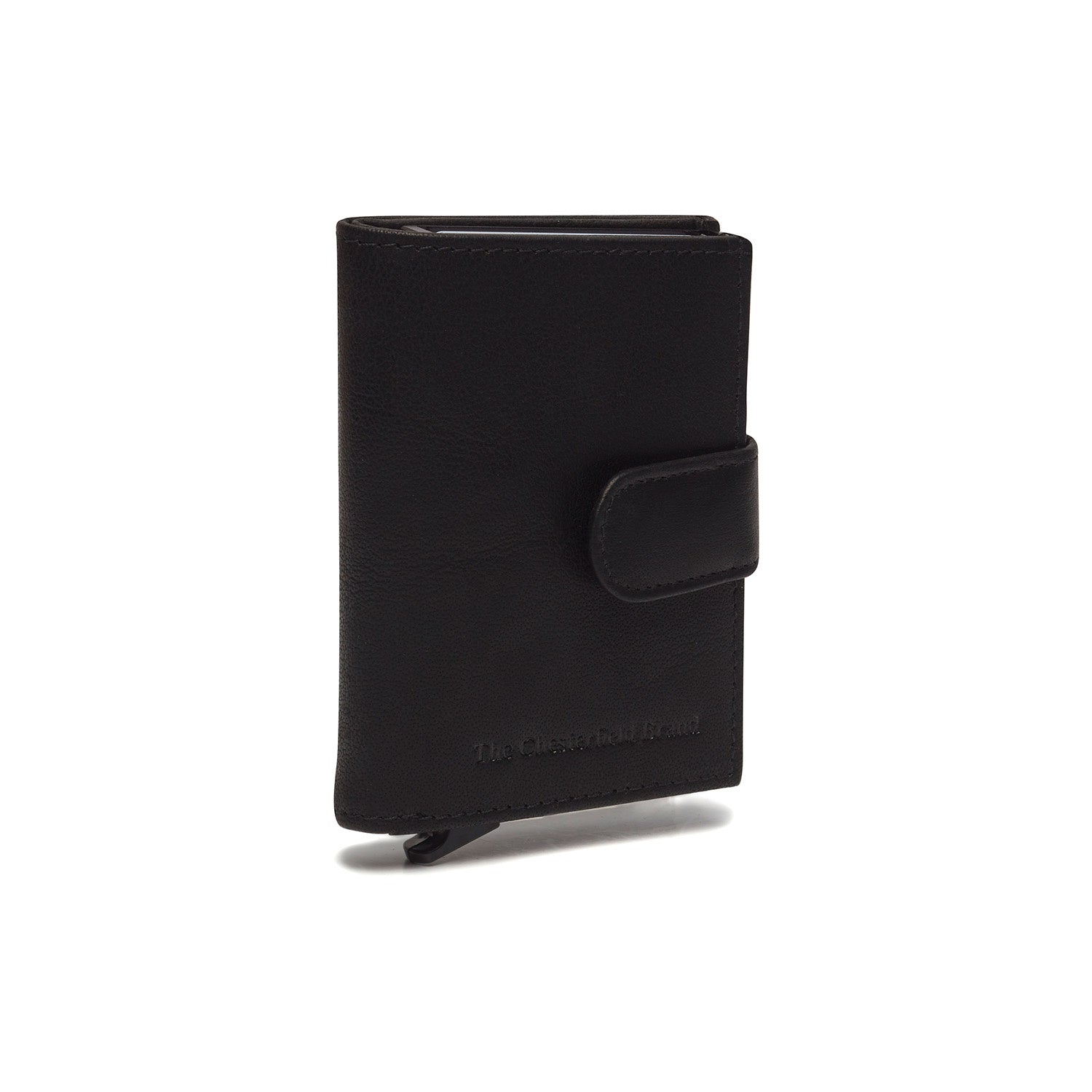 Black Leather Card Holder Hannover, detail view 5
