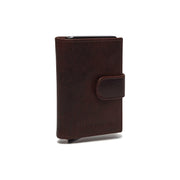 Brown Leather Card Holder Hannover, detail view 5