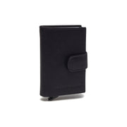 Navy Leather Card Holder Hannover, detail view 4