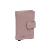 Lavender Lilac Leather Card Holder Kaunas, detail view 4