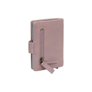 Lavender Lilac Leather Card Holder Kaunas, detail view 5