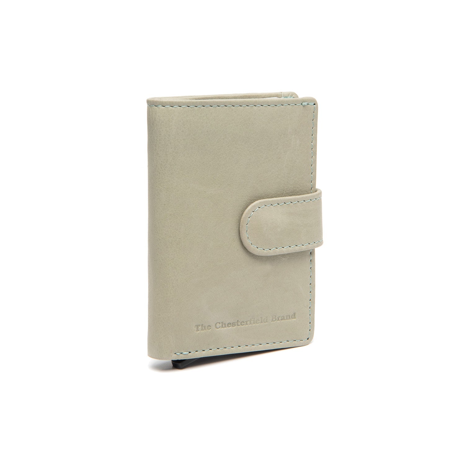 Ocean Green Leather Card Holder Kaunas, detail view 3