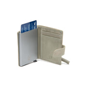 Ocean Green Leather Card Holder Kaunas, product view 2