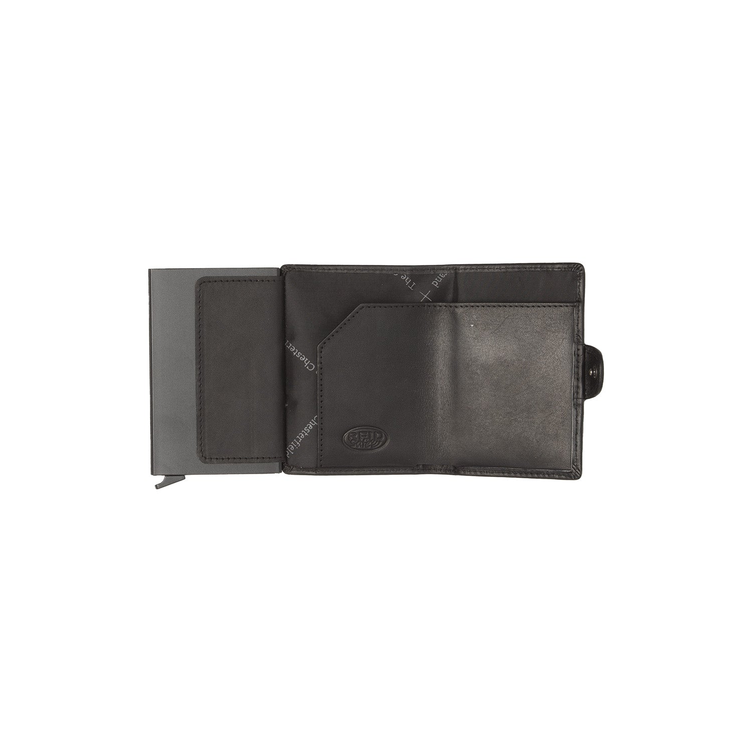 Black Leather Card Holder Lagos, product view 2