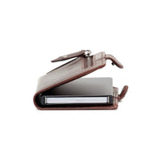 Brown Leather Card Holder Lagos, detail view 3