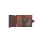 Brown Leather Card Holder Lagos, product view 3