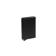 Black Leather Card Holder Lancaster, detail view 6