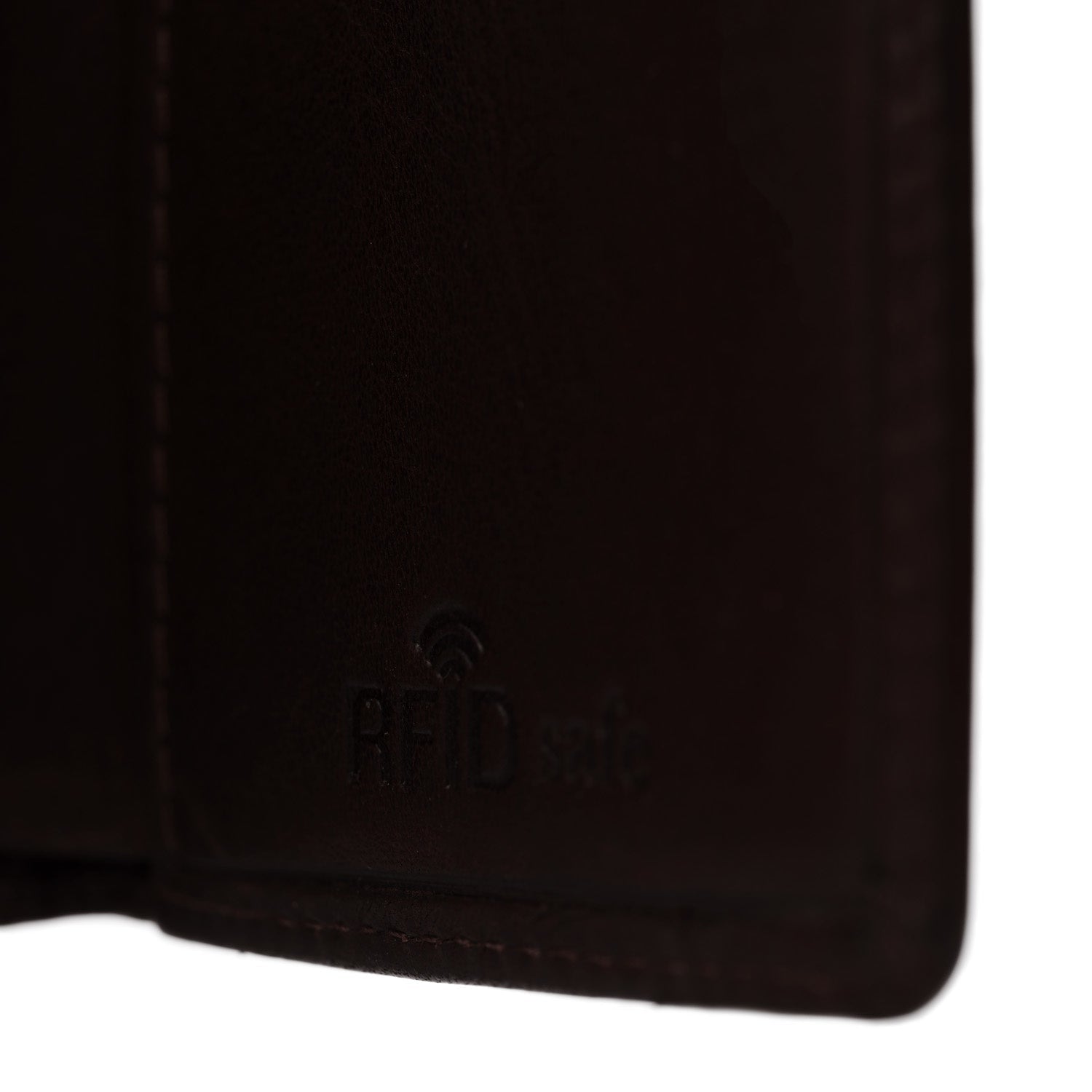 Brown Leather Card Holder Lancaster, detail view 5