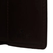 Brown Leather Card Holder Lancaster, detail view 5