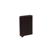 Brown Leather Card Holder Lancaster, detail view 6
