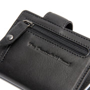 Black Leather Card Holder Larino, detail view 3