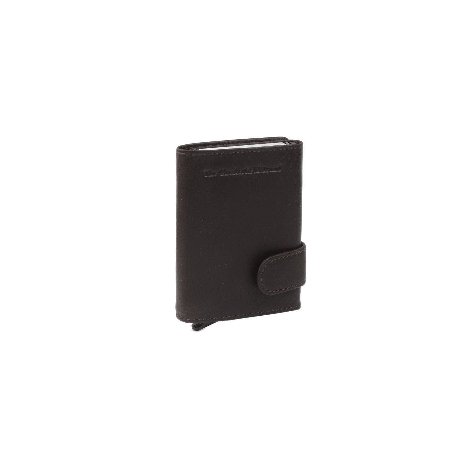 Brown Leather Card Holder Leicester, detail view 6