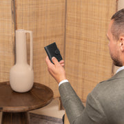 Black Leather Card Holder Leipzig, product view 3