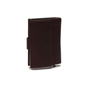 Brown Leather Card Holder Leipzig, detail view 1