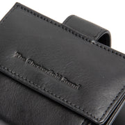 Black Leather Card Holder Lesina, detail view 1