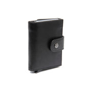 Black Leather Card Holder Lesina, detail view 4