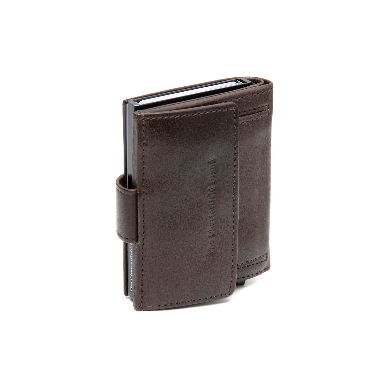 Brown Leather Card Holder Lesina, detail view 4