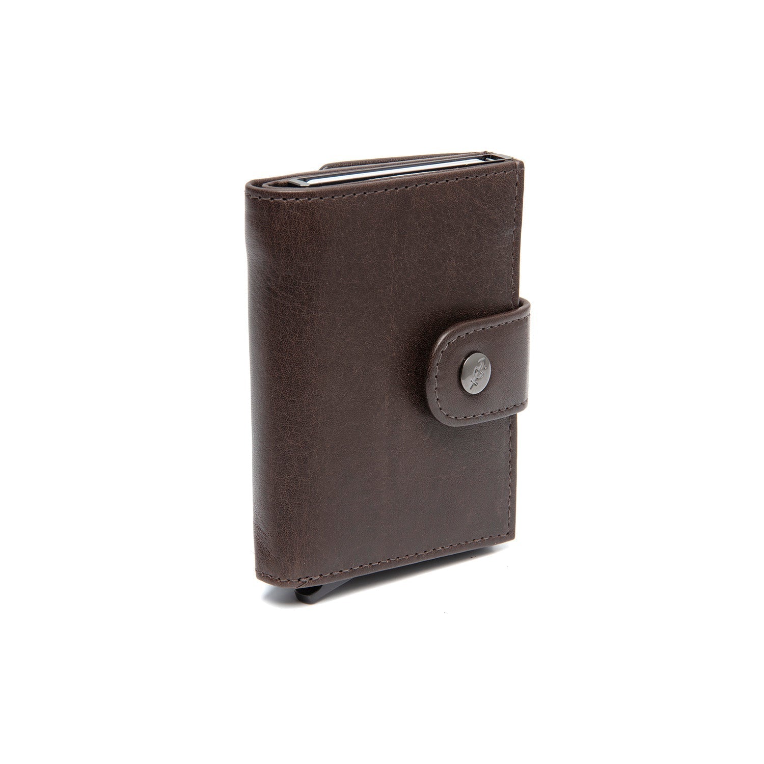 Brown Leather Card Holder Lesina, detail view 5