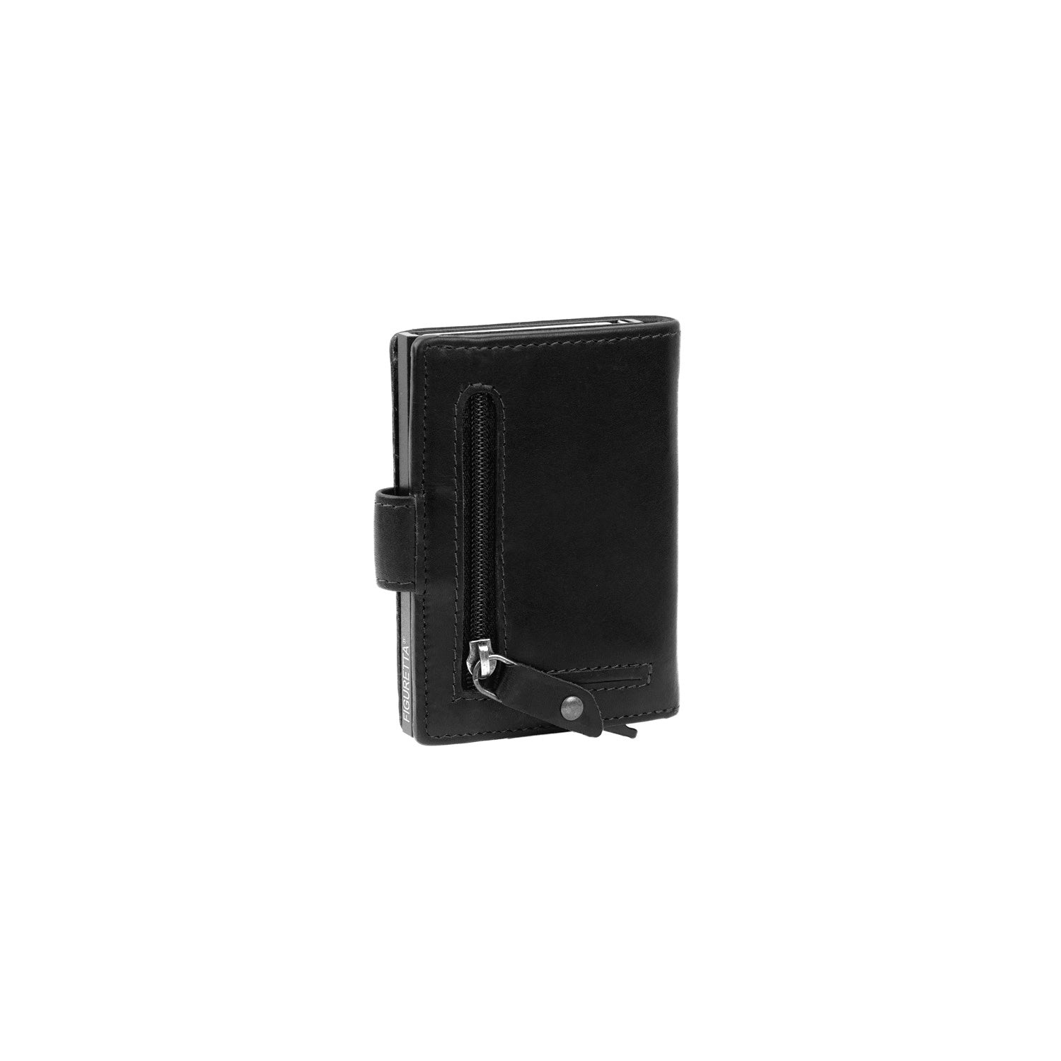 Black Leather Card Holder Loughton, product view 3