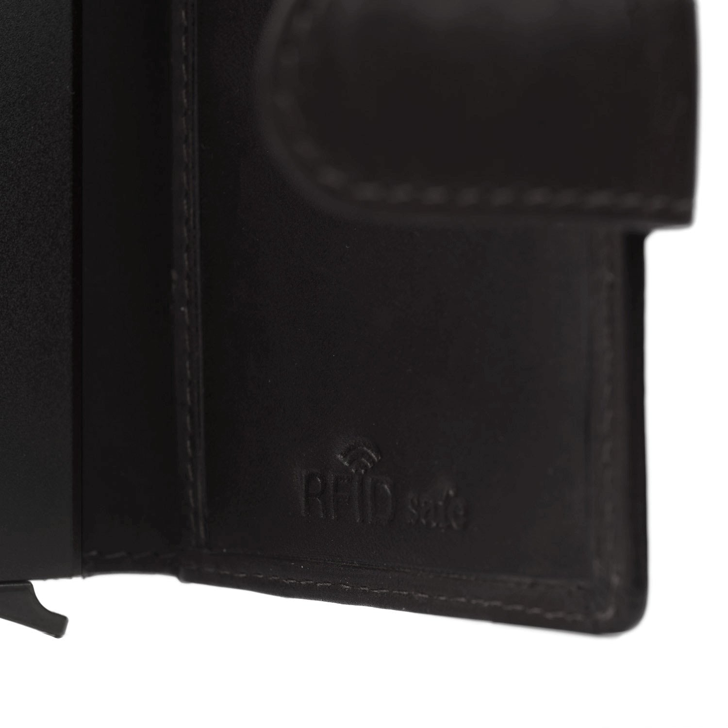 Brown Leather Card Holder Loughton, detail view 4