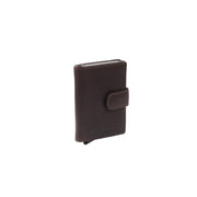 Brown Leather Card Holder Loughton, detail view 5