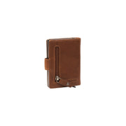 Cognac Leather Card Holder Loughton, product view 3