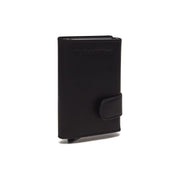 Black Leather Card Holder Mannheim, detail view 6