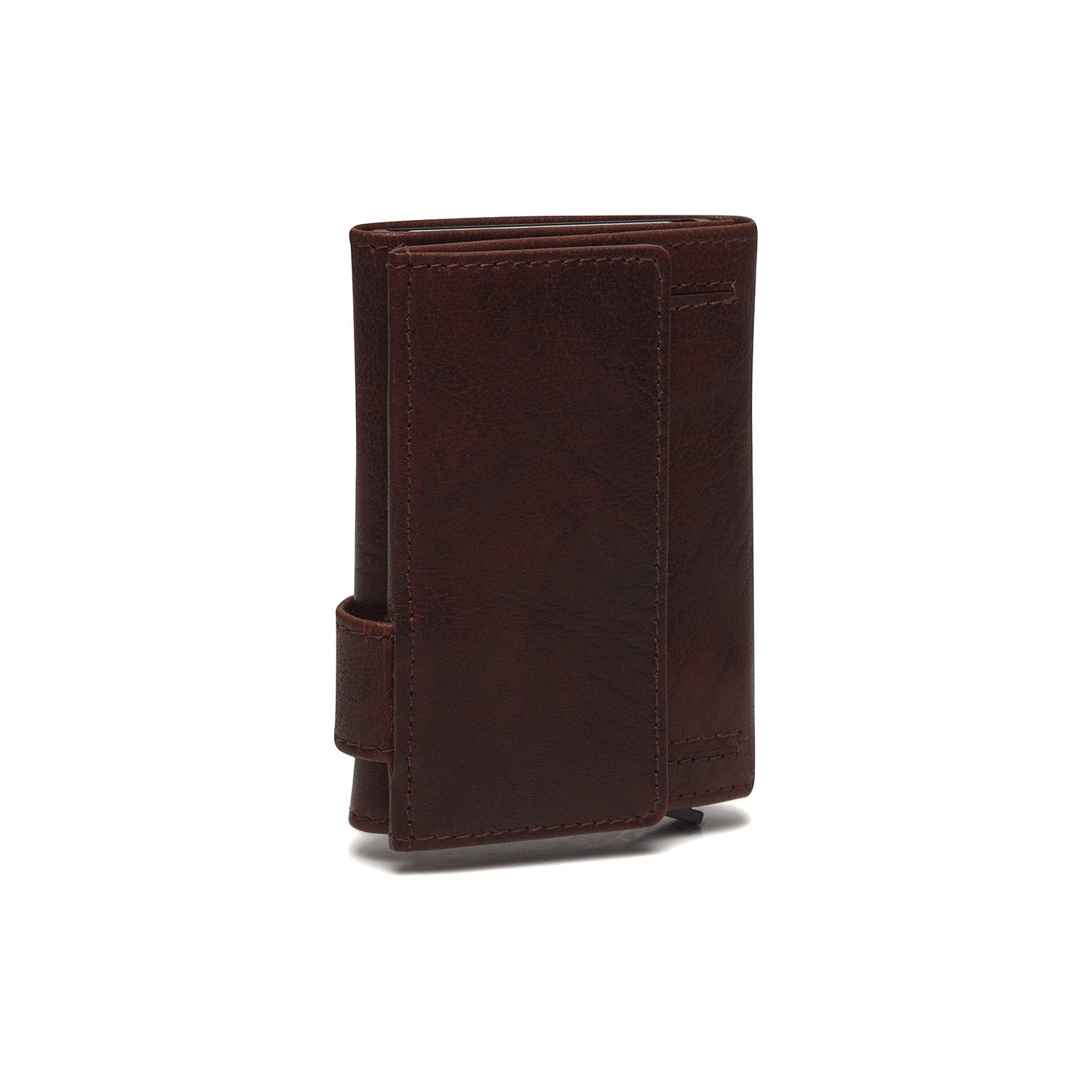 Brown Leather Card Holder Mannheim, detail view 1