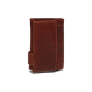 Cognac Leather Card Holder Mannheim, detail view 1