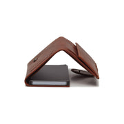 Cognac Leather Card Holder Mannheim, detail view 3