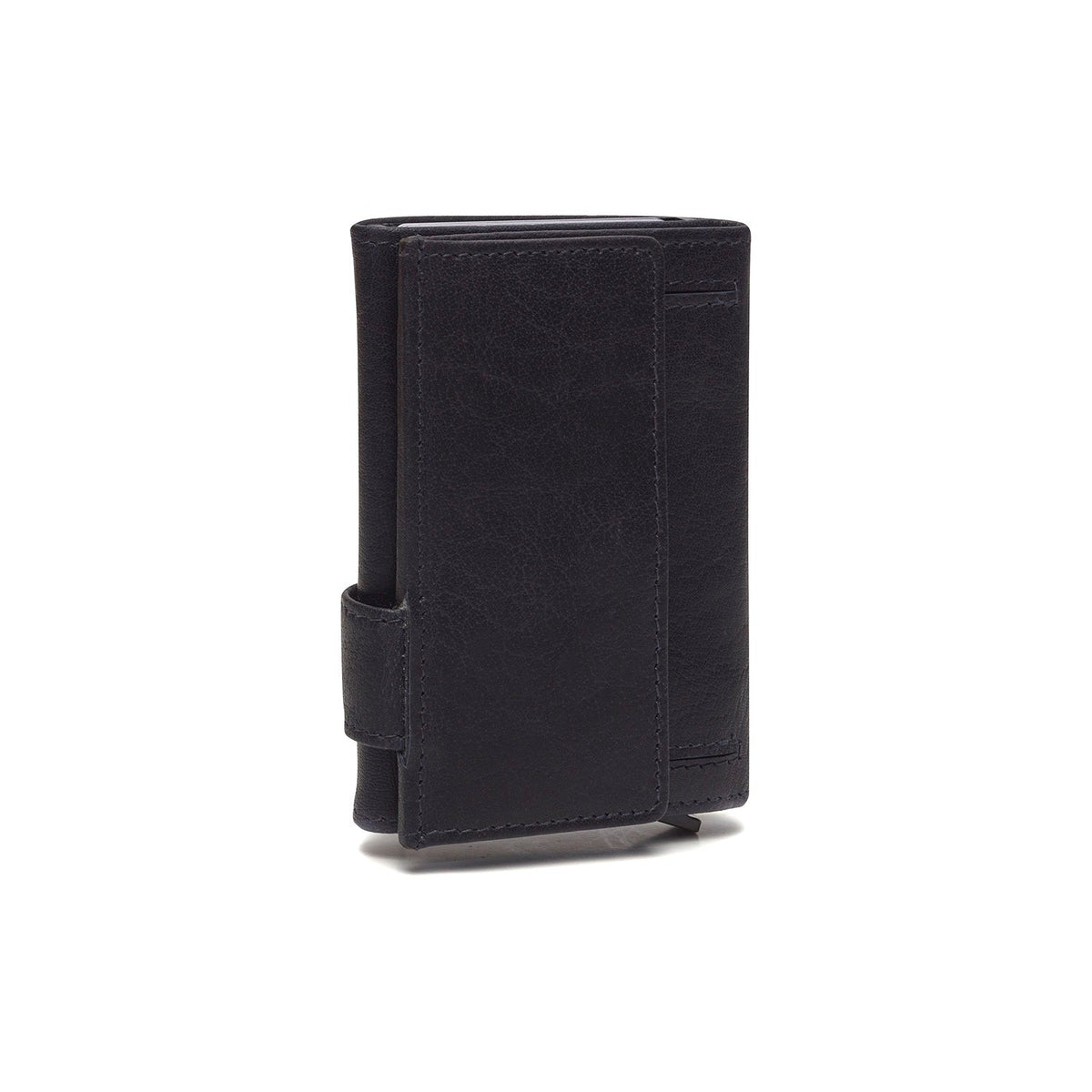 Navy Leather Card Holder Mannheim, detail view 3