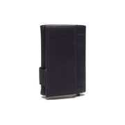 Navy Leather Card Holder Mannheim, detail view 3