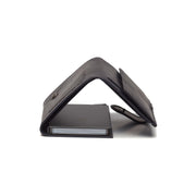 Navy Leather Card Holder Mannheim, detail view 5