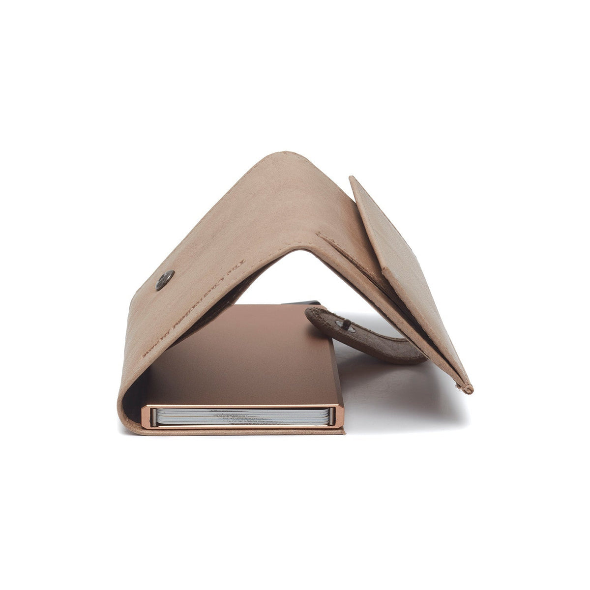 Off White Leather Card Holder Mannheim, detail view 1