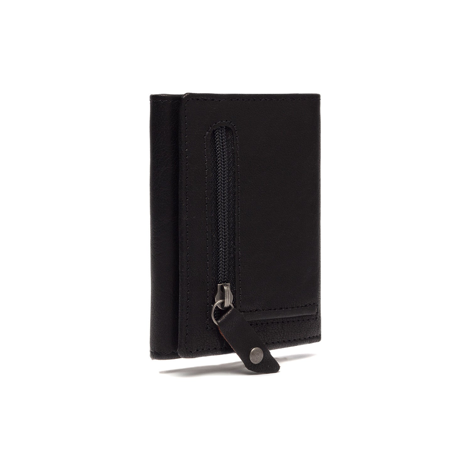 Black Leather Card Holder Paris, detail view 1