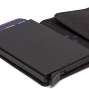 Black Leather Card Holder Paris, detail view 4
