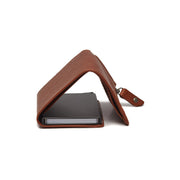 Cognac Leather Card Holder Paris, detail view 4