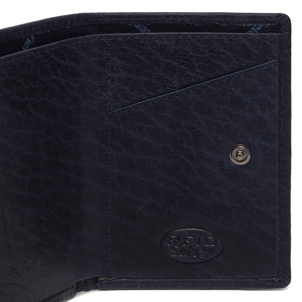 Navy Leather Card Holder Paris, detail view 5