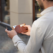 Portland Full-Grain Leather Card Holder – alternate product view 3