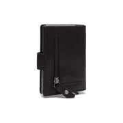 Black Leather Card Holder Prague, detail view 1