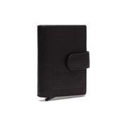 Black Leather Card Holder Prague, detail view 6