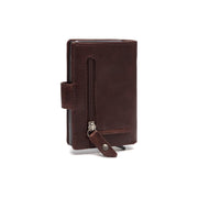 Brown Leather Card Holder Prague, detail view 1