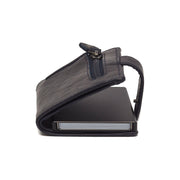 Navy Leather Card Holder Prague, detail view 4