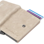 Off White Leather Card Holder Prague, detail view 4