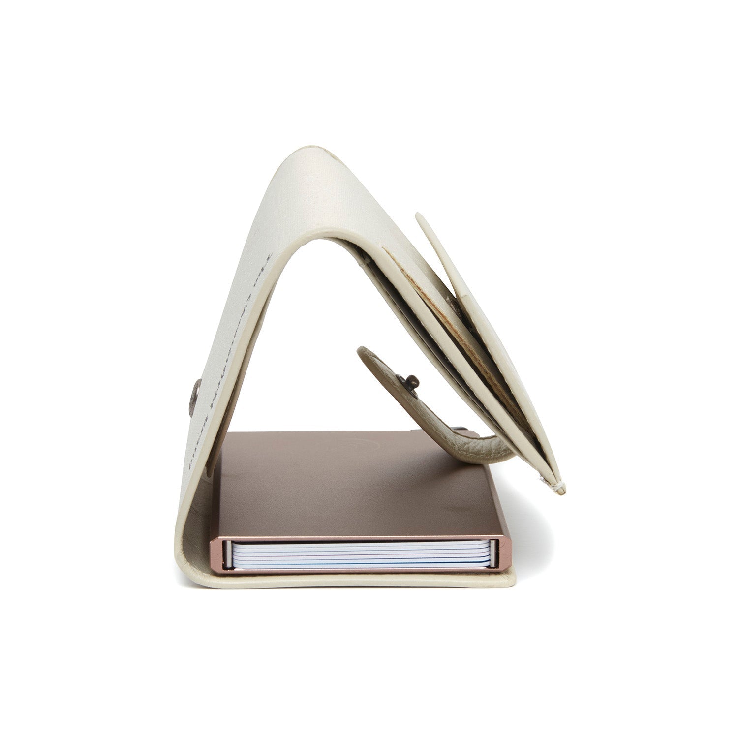 Off White Leather Card Holder Sabana, detail view 1