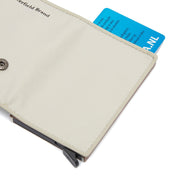 Off White Leather Card Holder Sabana, detail view 3