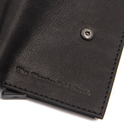 Black Leather Card Holder Torola, detail view 1