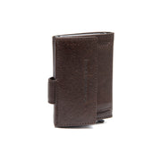 Brown Leather Card Holder Varrano, detail view 4