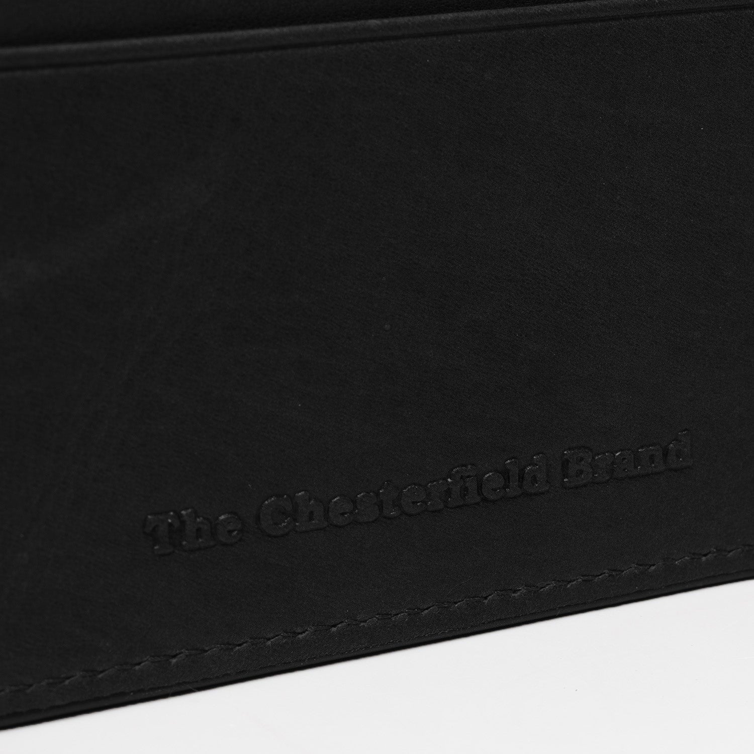 Black Leather Card Wallet, detail view 1