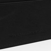 Black Leather Card Wallet, detail view 1
